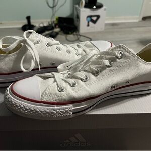 White converse sneakers